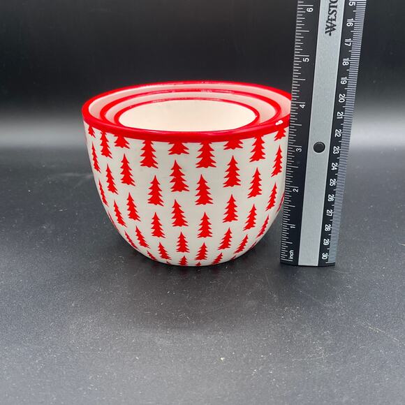 Walgreens Christmas Tree Nesting Bowls - Set of 3 - Picture 14 of 16